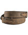 Nocona Men's Overlay Leather Western Belt, Med Brown, hi-res
