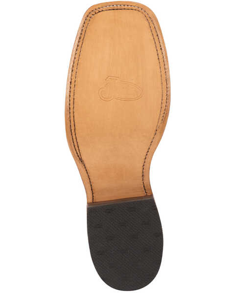 Image #8 - Justin Men's Bent Rail Square Toe Western Boots, Brown, hi-res