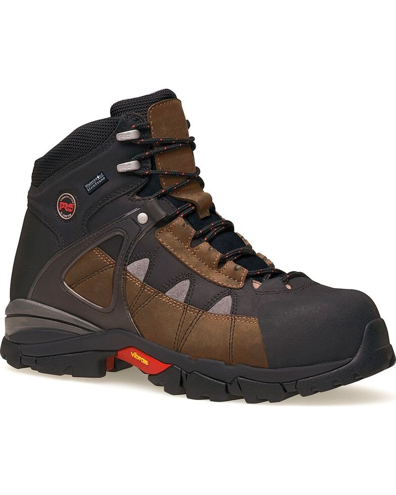 Timberland Pro Men's Hyperion Waterproof Hiking Boots, Brown, hi-res