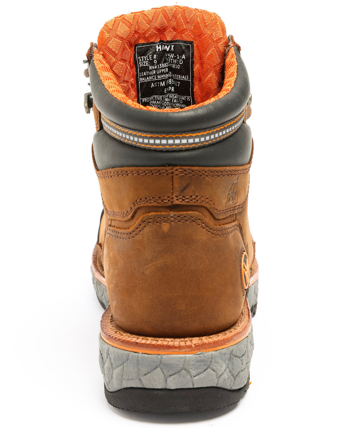 Image #3 - Hawx Men's 6" Legion Work Boots - Soft Toe, Brown, hi-res