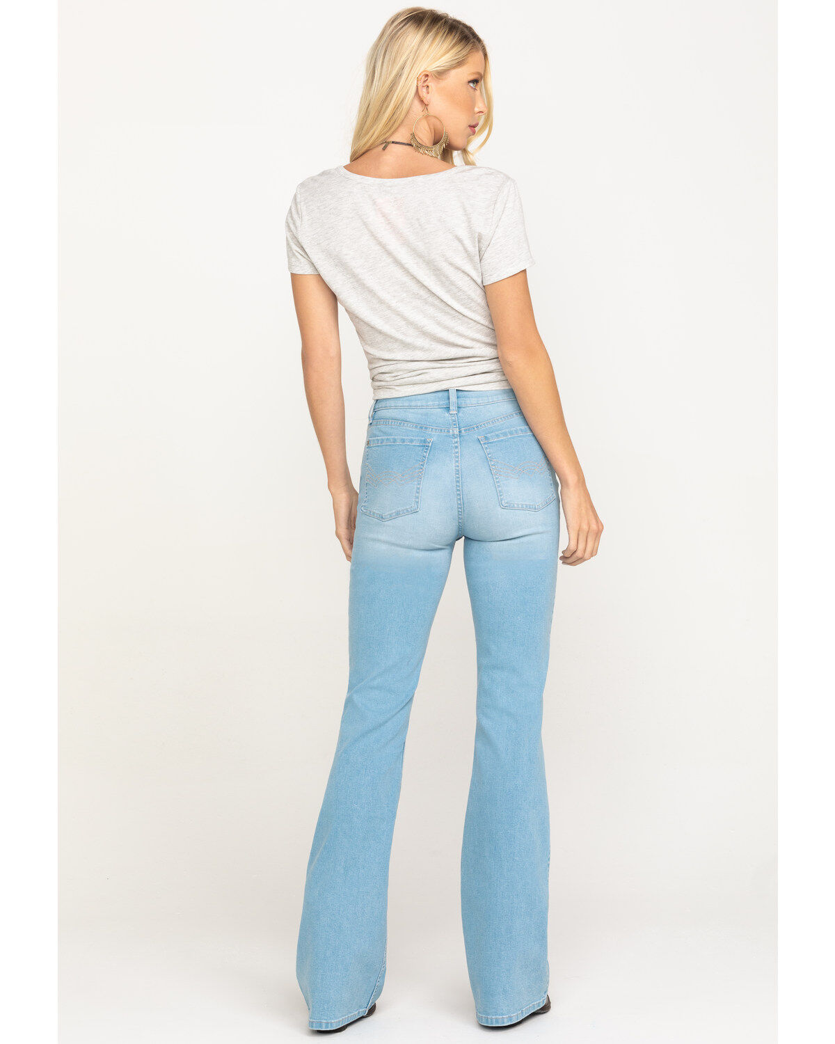 Image #5 - Idyllwind Women's Holston High Rise Fit & Flare Front Seam Jeans, , hi-res