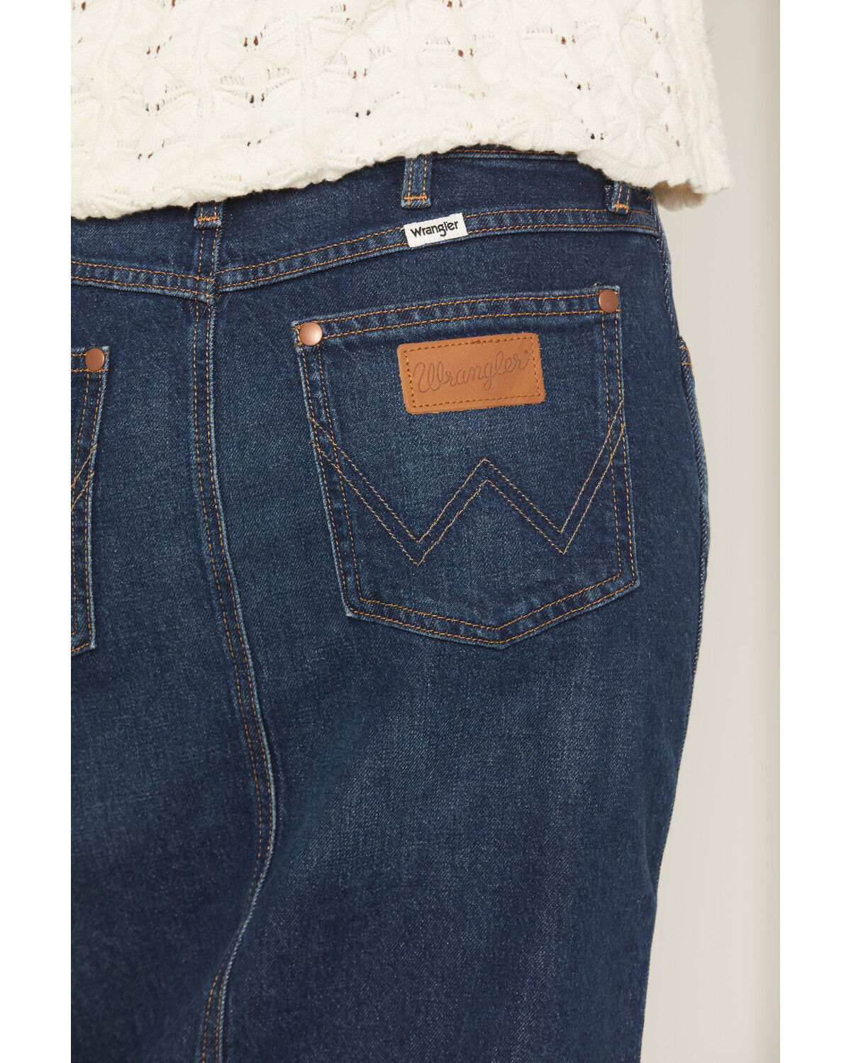 Wrangler Women's Dark Wash Modern Denim Pencil Skirt