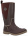 Image #1 - Muck Boots Women's Originals Tall Fleece Boots - Round Toe, Dark Brown, hi-res