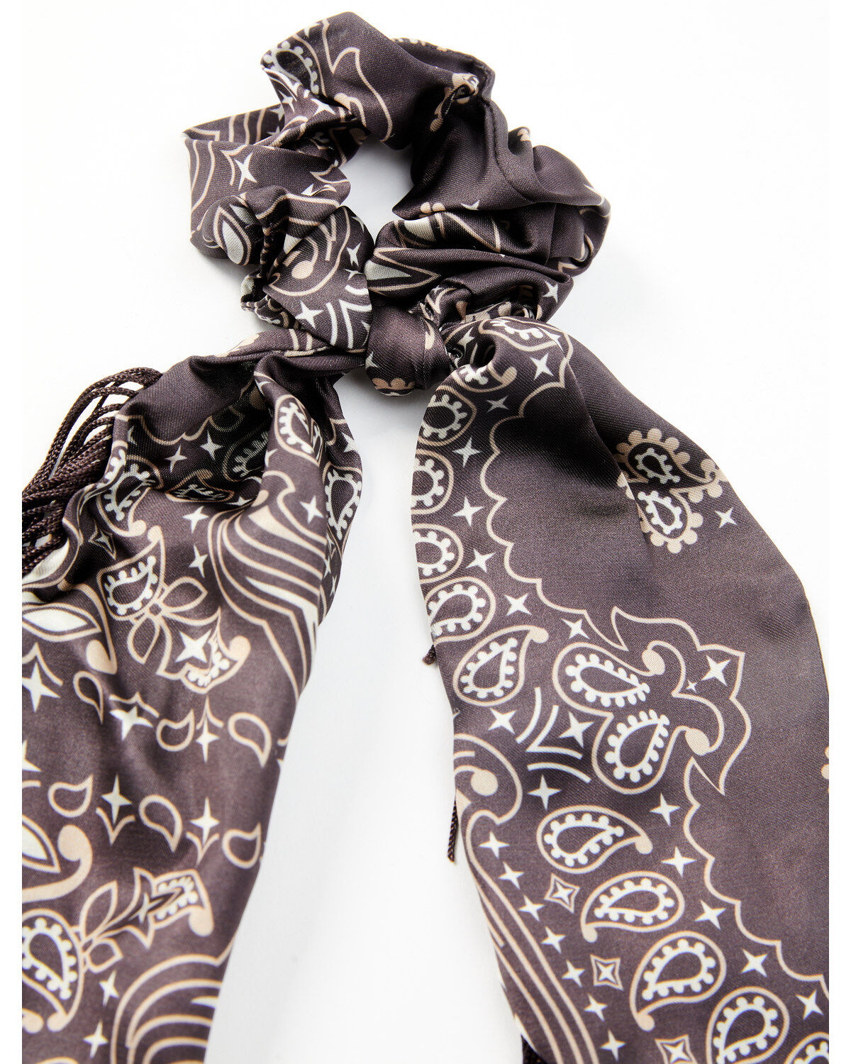 Image #3 - Idyllwind Women's Annette Fringe Hair Scrunchies - 2 Pack, Brown, hi-res