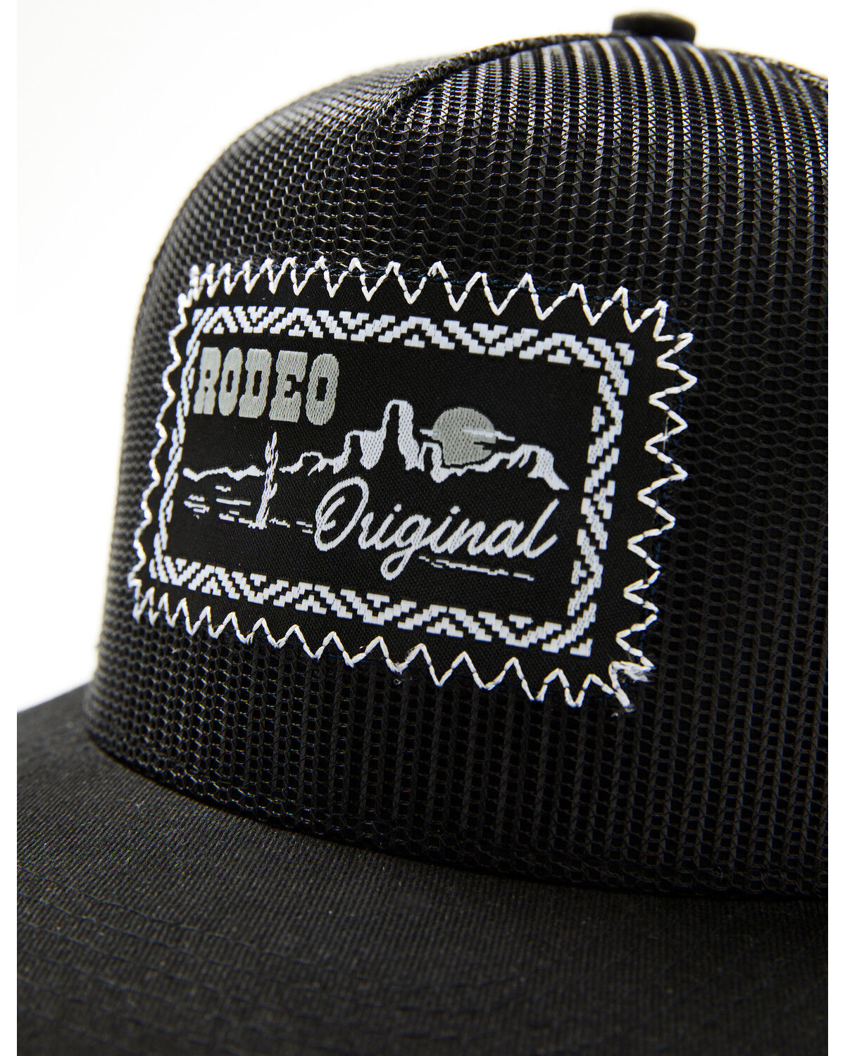 Image #2 - RANK 45® Men's Rodeo Original Ball Cap, Black, hi-res