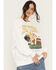 Image #2 - Gameday Women's LSU Tigers Helmet Embroidered Graphic Crewneck, White, hi-res