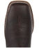 Image #3 - Tony Lama Men's Alfredo Bison Western Boots - Broad Square Toe, Brown, hi-res