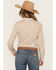 Image #4 - Wrangler Retro Women's Vertical Striped Long Sleeve Snap Western Shirt, Brown, hi-res