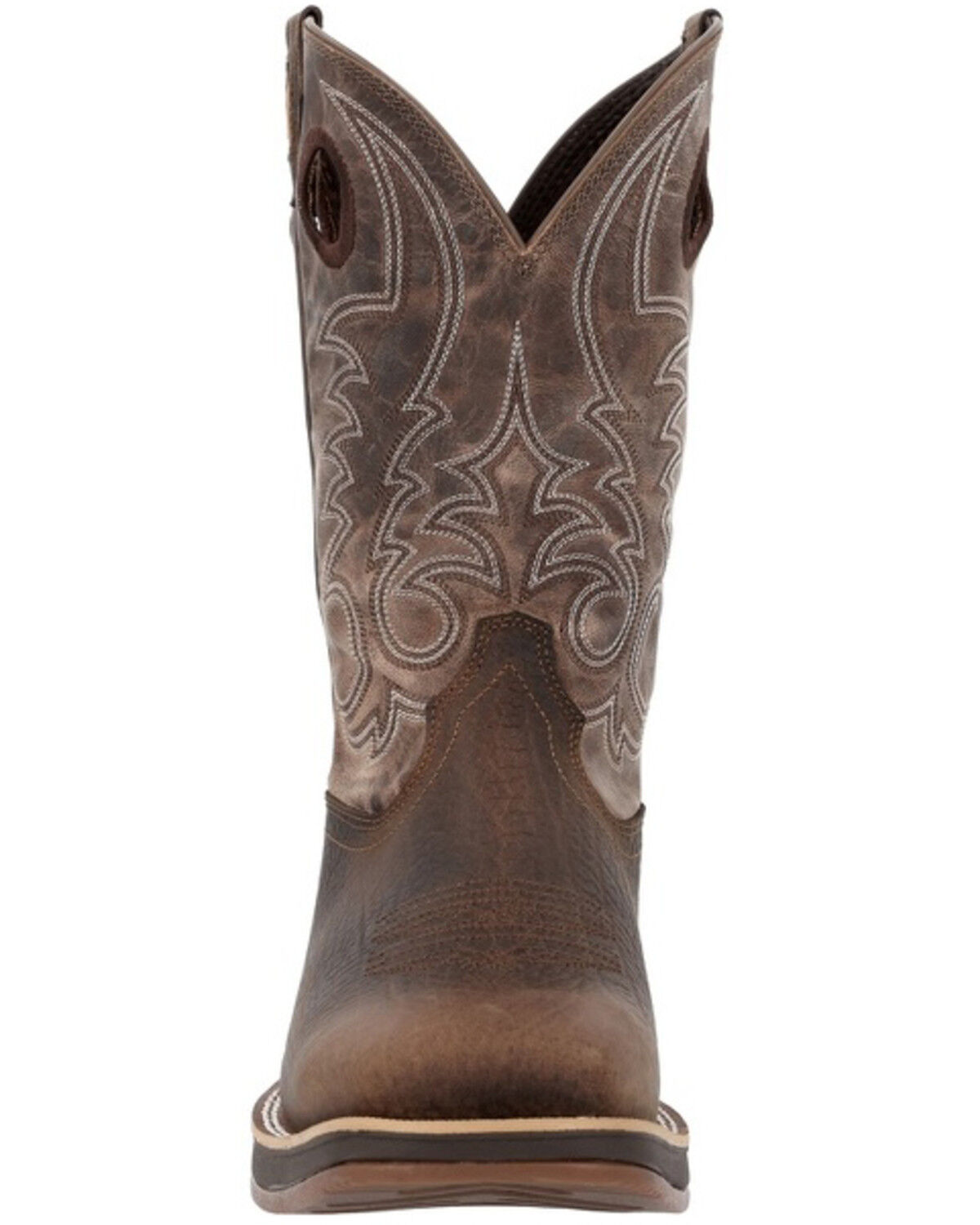 Image #4 - Durango Men's Rebel Pro Performance Boots - Broad Square Toe, Brown, hi-res