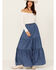 Image #1 - Ariat Women's Chambray Maxi Skirt, Blue, hi-res