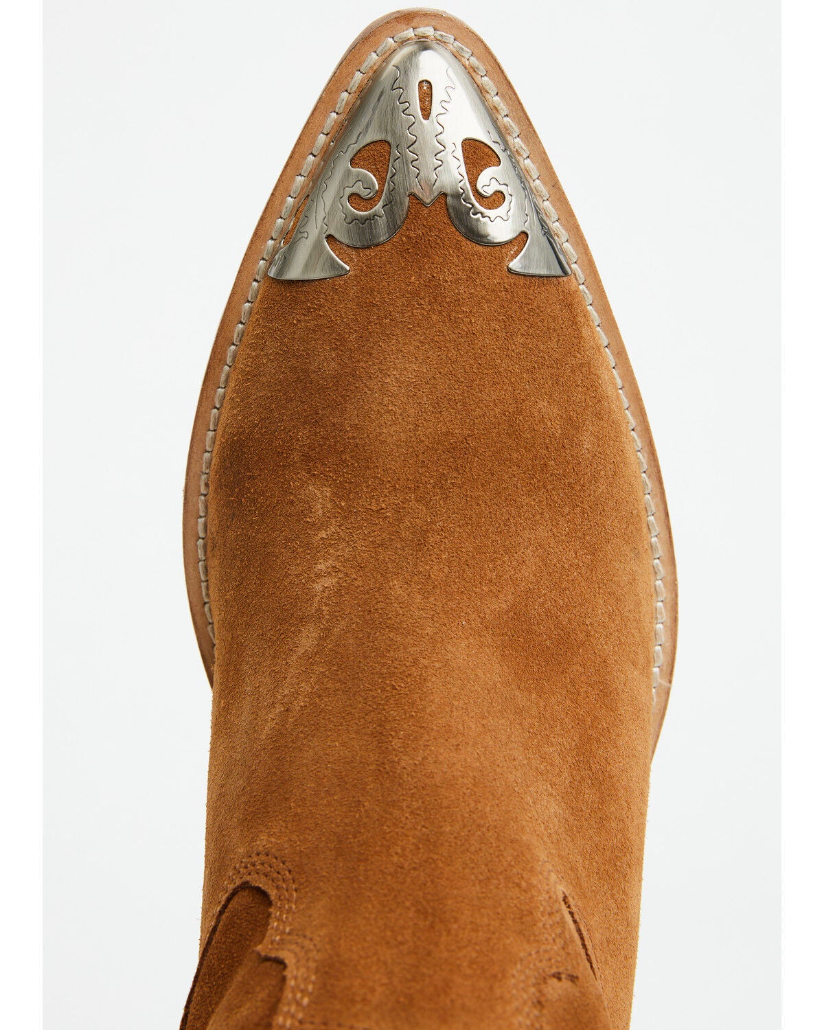 Image #6 - Idyllwind Women's Silver Spur Suede Tall Western Boots - Round Toe, Cognac, hi-res