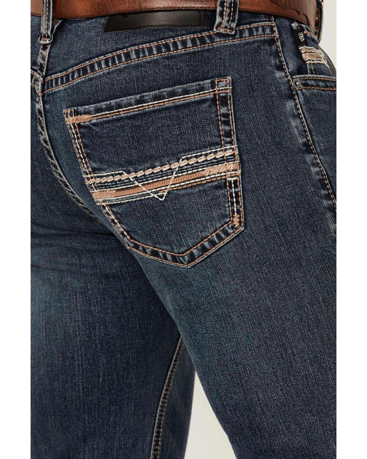Rock & Roll Denim Men´s Revolver Medium Wash Slim Straight Stretch DenimJeans teamlce.in - Image 5