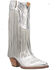 Image #1 - Dingo Women's Gypsy Studded Fringe Tall Western Boots - Snip Toe, , hi-res