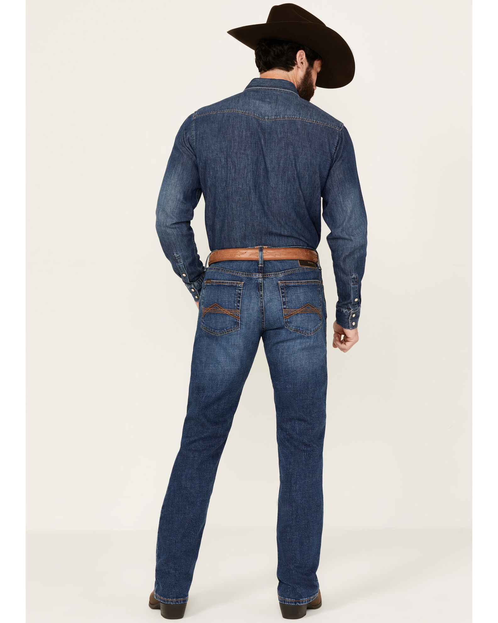 Ariat Men's M4 Medium Wash Kennedy Centralia Relaxed Straight Stretch Denim  Jeans | Boot Barn