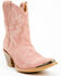 Image #1 - Idyllwind Women's Wheels Suede Fashion Western Booties - Medium Toe , Pink, hi-res