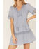 Image #2 - Jolt Women's Crochet Trim Tassel Short Sleeve Mini Dress, , hi-res