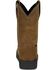 Image #4 - Justin Men's Trencher Pull-On Work Boots - Steel Toe, Brown, hi-res