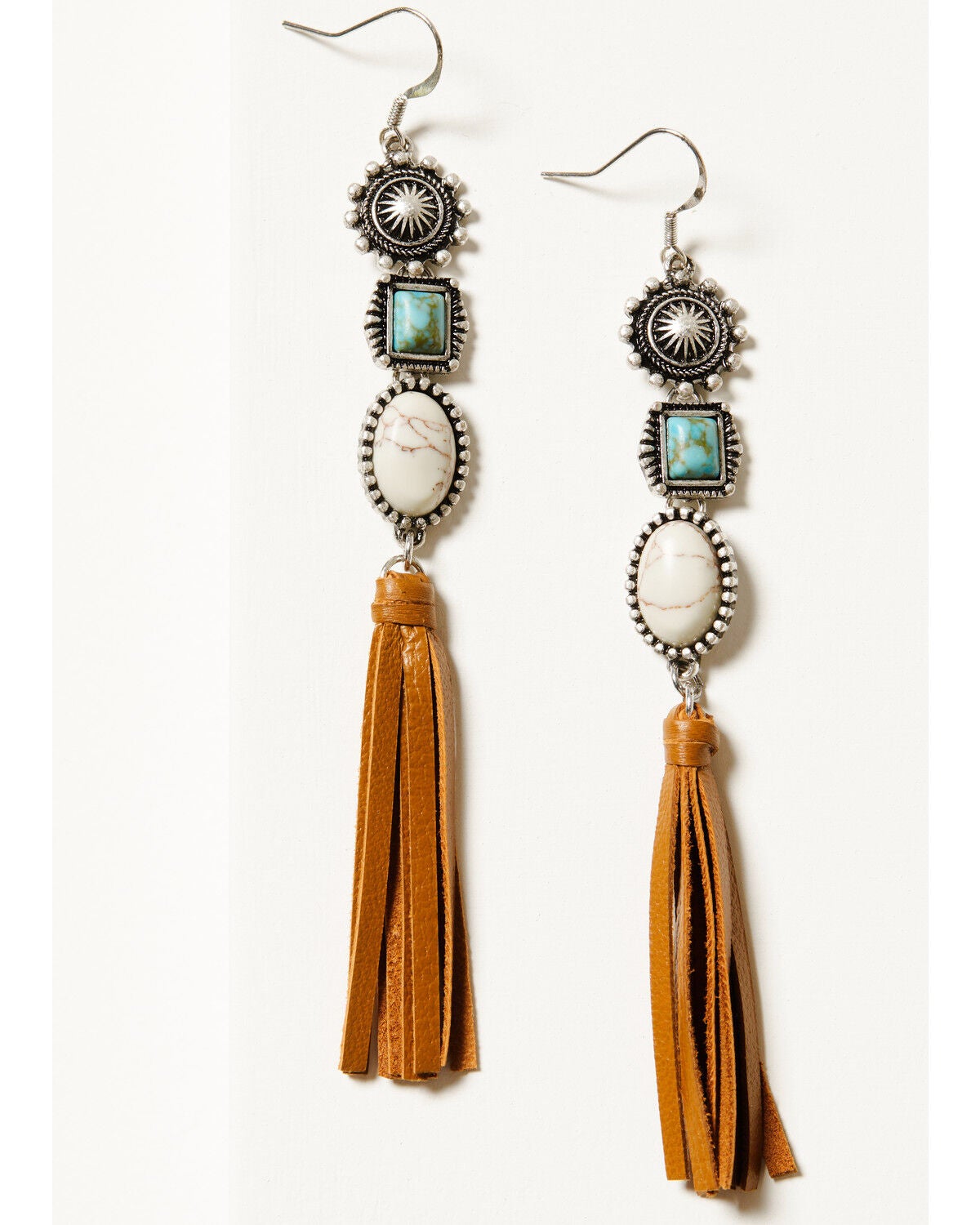 Idyllwind Women's Arlington Multi-Stone Fringe Earrings, Silver, hi-res