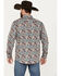 Image #4 - Moonshine Spirit Men's Gypsy Club Paisley Print Long Sleeve Western Snap Shirt, Navy, hi-res