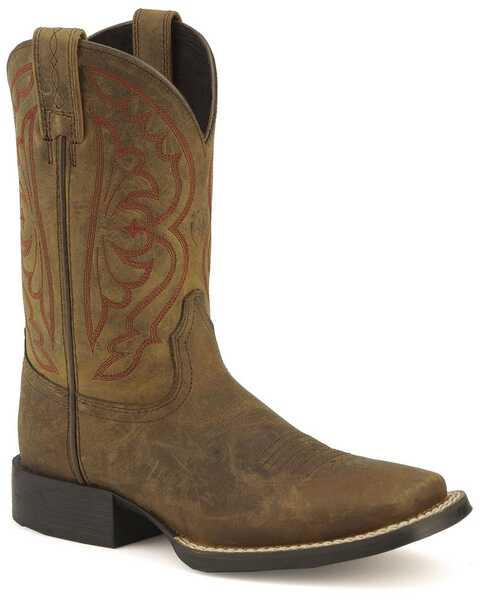 Image #1 - Ariat Boys' Quickdraw Western Boots - Square Toe, , hi-res