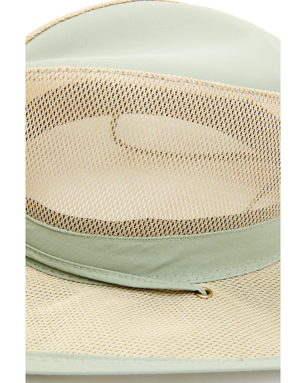 Image #2 - Hawx Men's Fossil Vented Work Sun Hat, Olive, hi-res