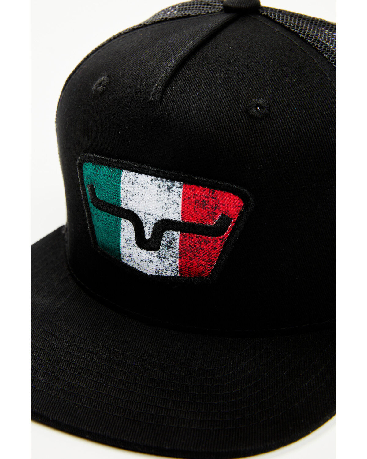 Image #2 - Kimes Ranch Men's Mexico Flag Ball Cap, Black, hi-res