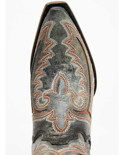 Image #6 - Corral Men's Triad Inlay Western Boots - Snip Toe , Black, hi-res