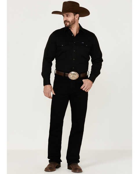 Blue Ranchwear Men's Durango Stretch Slim Straight Jeans  , Black, hi-res