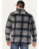 Flag & Anthem Men's Atoka Sherpa Plaid Print Shirt Jacket, Grey, hi-res