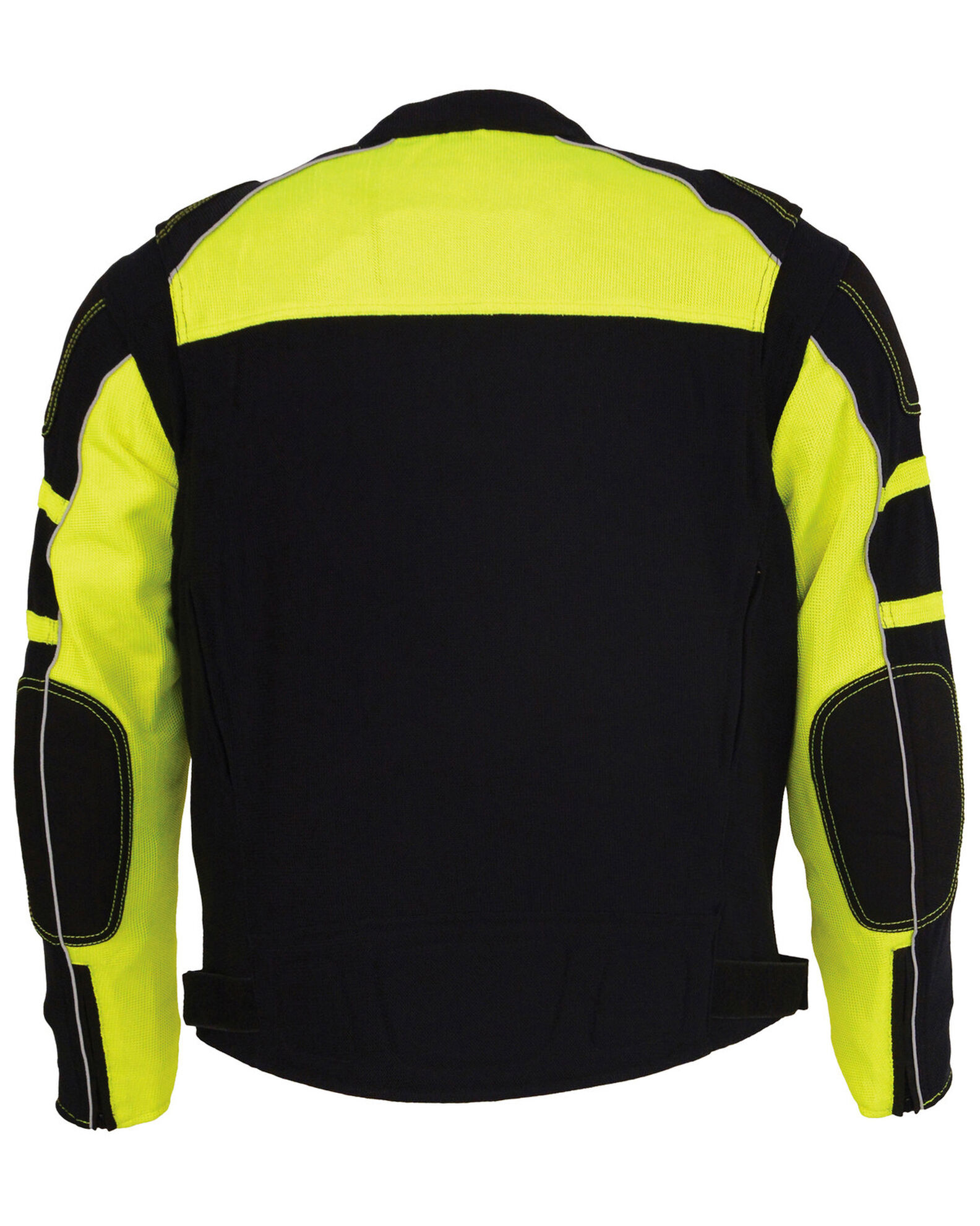 Image #3 - Milwaukee Leather Men's Mesh Racing Jacket with Removable Rain Jacket Liner - 4X, , hi-res