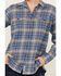 Image #3 - Ariat Women's Rebar Flannel DuraStretch Long Sleeve Button-Down Work Shirt, Navy, hi-res