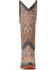 Image #4 - Corral Women's Embroidered Overlay Western Boots - Snip Toe, Blue, hi-res