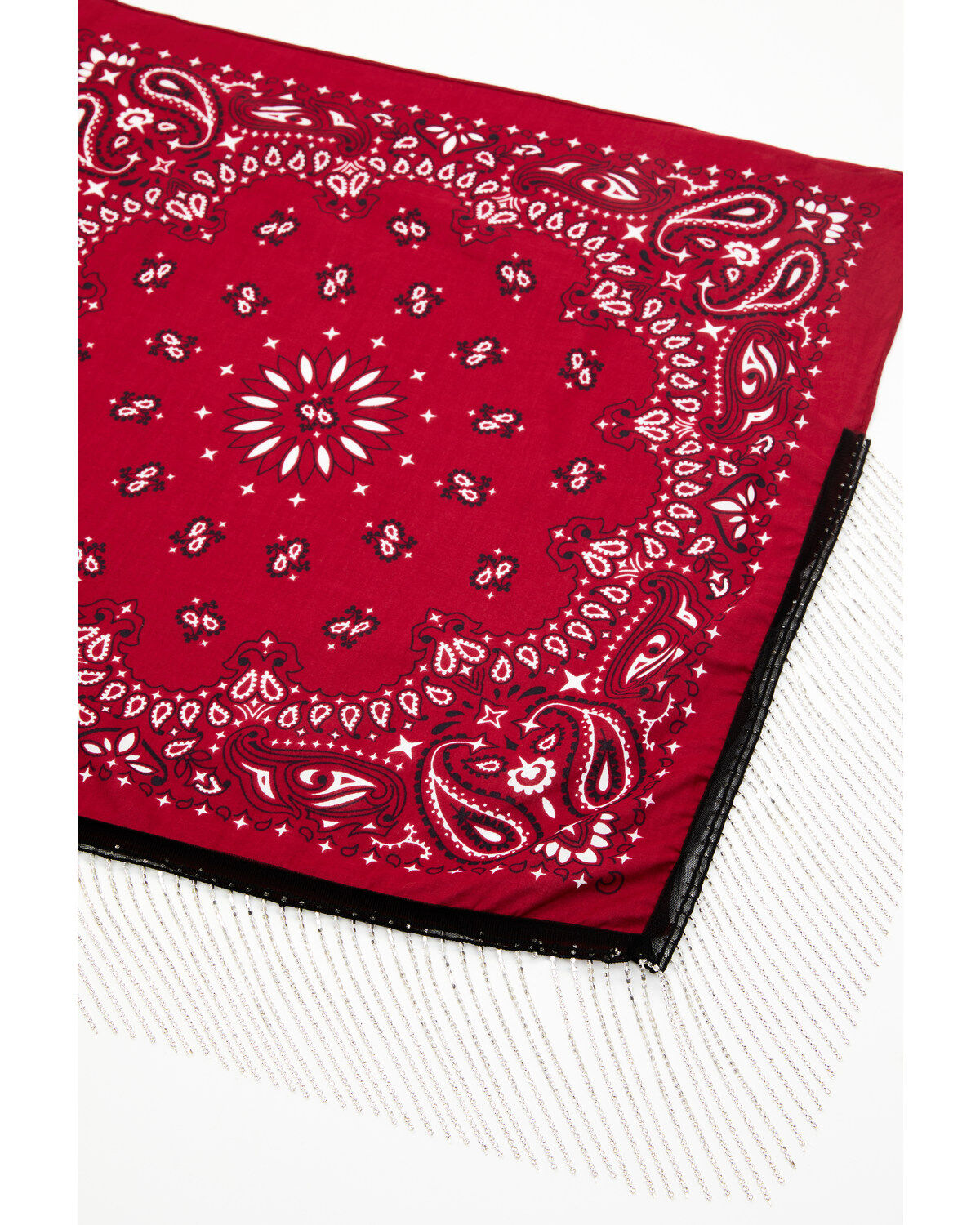 Image #3 - Idyllwind Women's Abby Ann Rhinestone Fringe Bandana Necklace, Red, hi-res