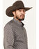 Image #2 - RANK 45® Men's Alton Southwestern Print Long Sleeve Button-Down Shirt, Black, hi-res