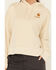 Image #3 - Carhartt Women's Tencel Fiber Series Loose Fit Graphic Hoodie, Oatmeal, hi-res