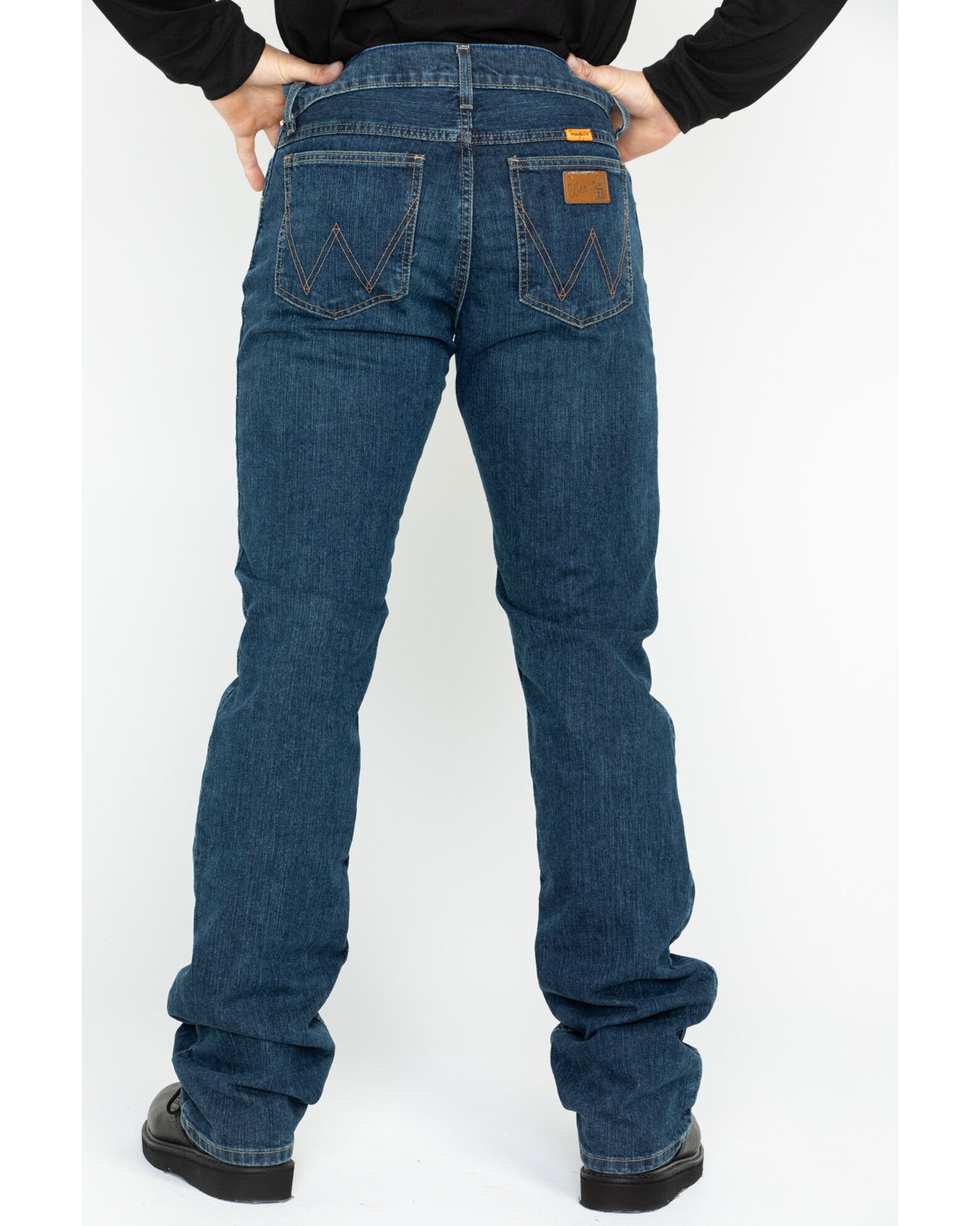 Wrangler Men's FR Advanced Comfort Slim Bootcut Work Jeans | Boot Barn