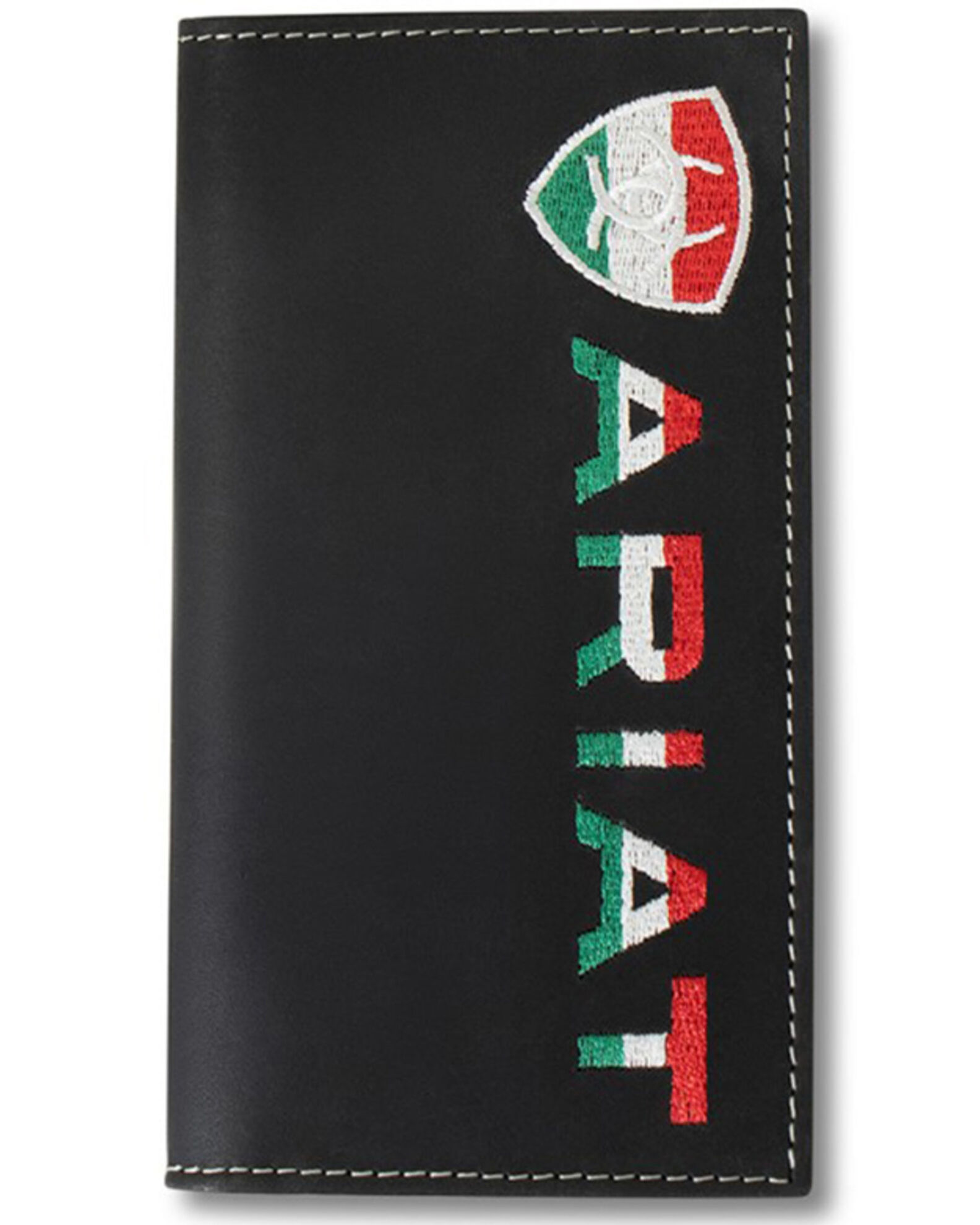 Ariat Men's Mexico Flag Bi-Fold Rodeo Wallet