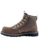 Avenger Men's 7509 Waterproof Mid Wedge Work Boots - Carbon Safety Toe, Brown, hi-res