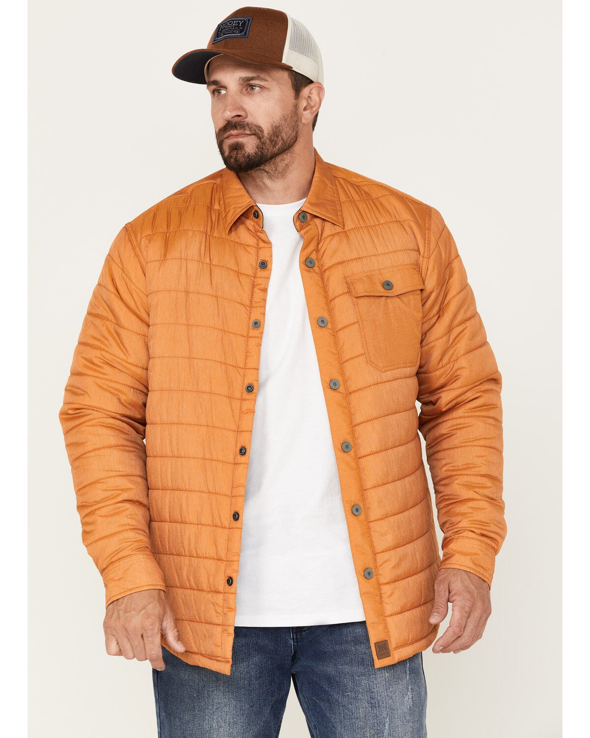 Dakota Grizzly Men's Lucas Quilted Lightweight Fleece Lined Jacket, Mustard, hi-res