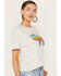 Image #2 - Kerusso Women's Bison Short Sleeve Graphic Tee, Oatmeal, hi-res