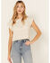 Cleo + Wolf Women's Textured Knit Sweater , Ivory, hi-res