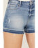 Image #2 - Idyllwind Women's Owsley Light Wash Gypsy High Rise Denim Shorts, Light Medium Wash, hi-res
