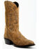 Image #1 - Tony Lama Men's Outpost Desert Goat Leather Western Boots - Round Toe, Tan, hi-res