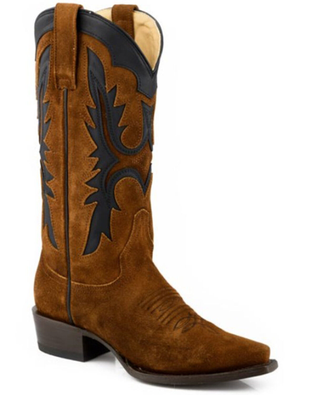 Image #1 - Stetson Women's Cheyenne Western Boots - Snip Toe, Brown, hi-res