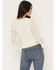 Image #4 - Shyanne Women's Long Bell Sleeve Lace Top, Cream, hi-res