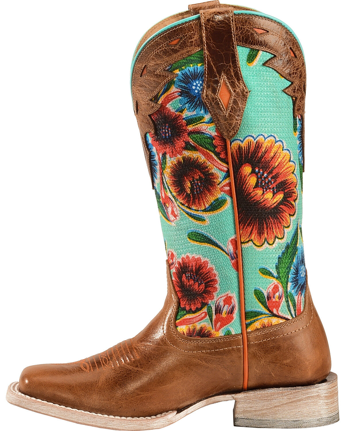 ariat women's floral textile circuit champion western boots