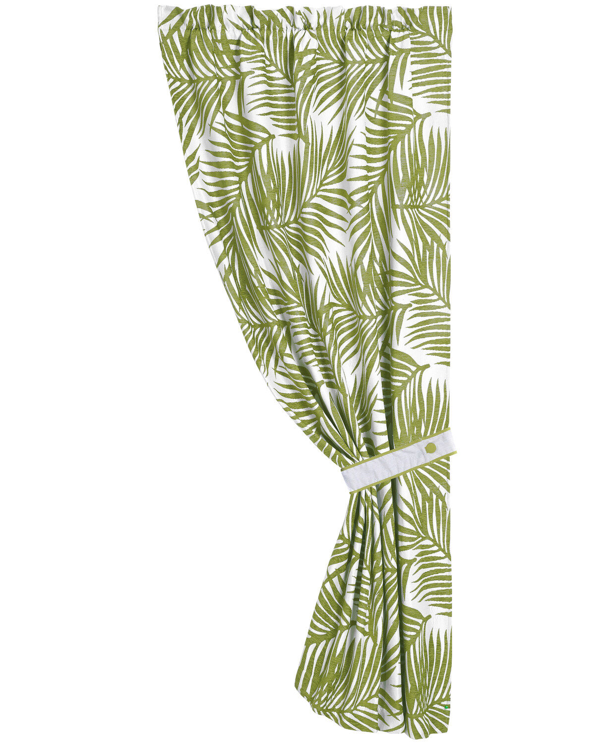 Image #1 - HiEnd Accents Fern Curtain, 48"X 84", Multi, hi-res