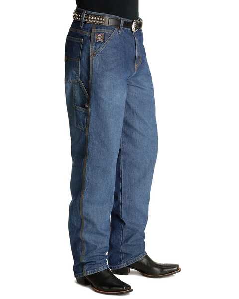 Cinch Men's Blue Label Carpenter Jeans, Vintage, hi-res