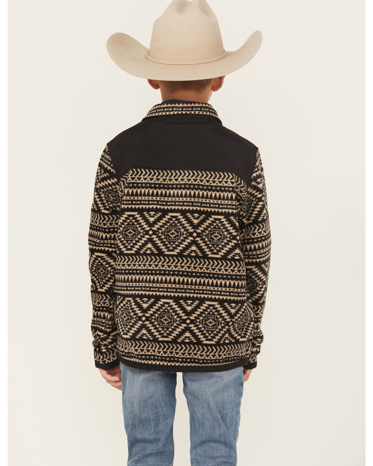 Image #4 - Ariat Boys' Diemond Basis 1/4 Zip Pullover, Black, hi-res