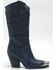 Image #2 - Free People Women's Brayden Mid Boot - Snip Toe, Blue, hi-res